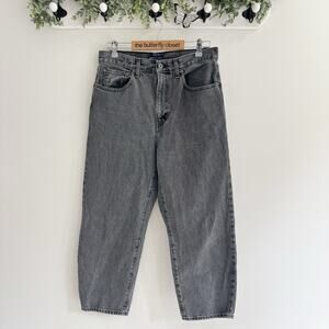 Levi’s Women’s Barrel Leg Black Jeans 28